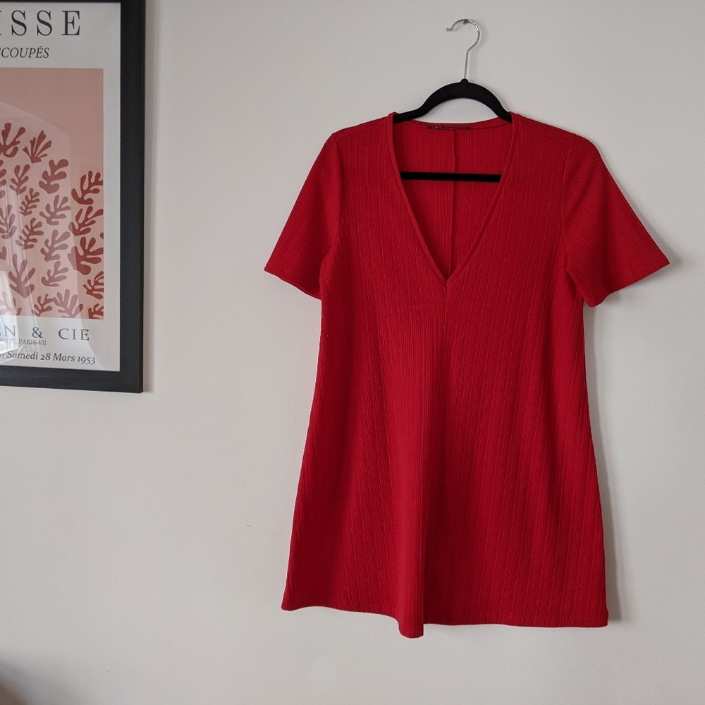 Zara | ribbed mini dress